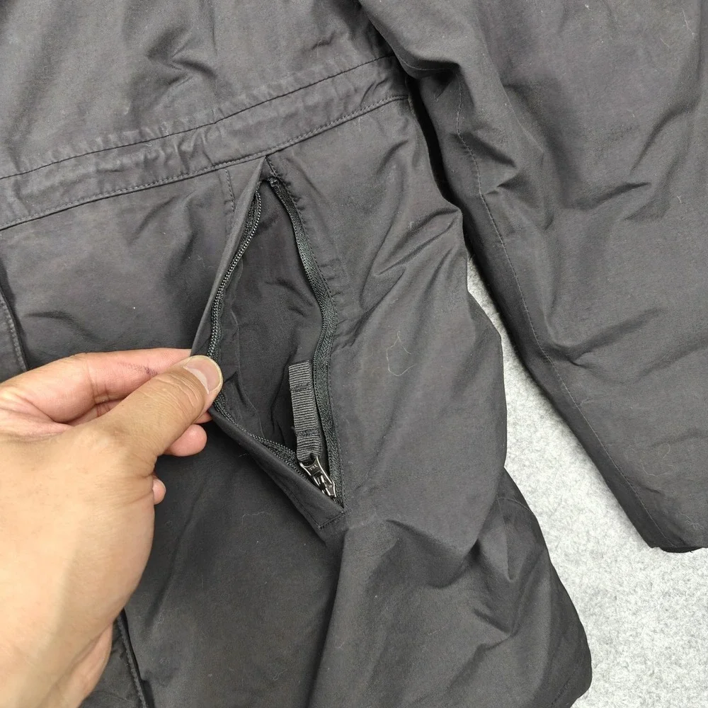 The North Face Coat Girls 12 Black DryVent 600 Down Parka Hooded Warm Waterproof